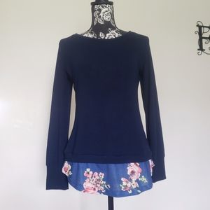 Ineffable layered look sweater